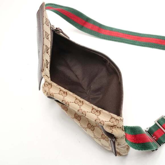 GUCCI Cream Canvas Shoulder Bag - Picture 11 of 13